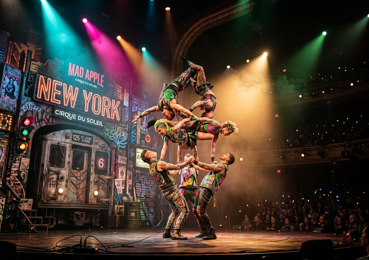 Cirque du Soleil Mad Apple at New York New York Hotel and Casino on Sep 25, 2026