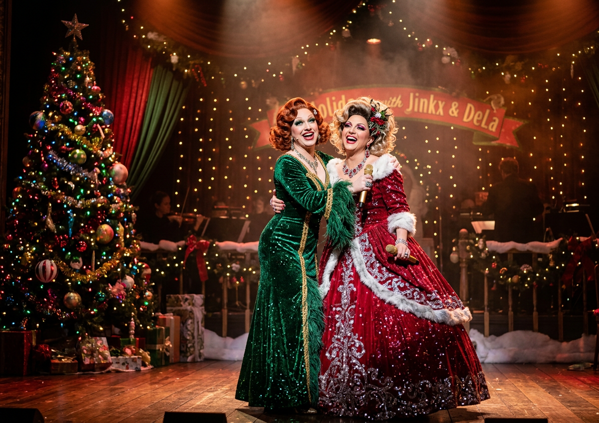 Jinkx and DeLa Holiday Show at Popejoy Hall on Dec 12, 2026