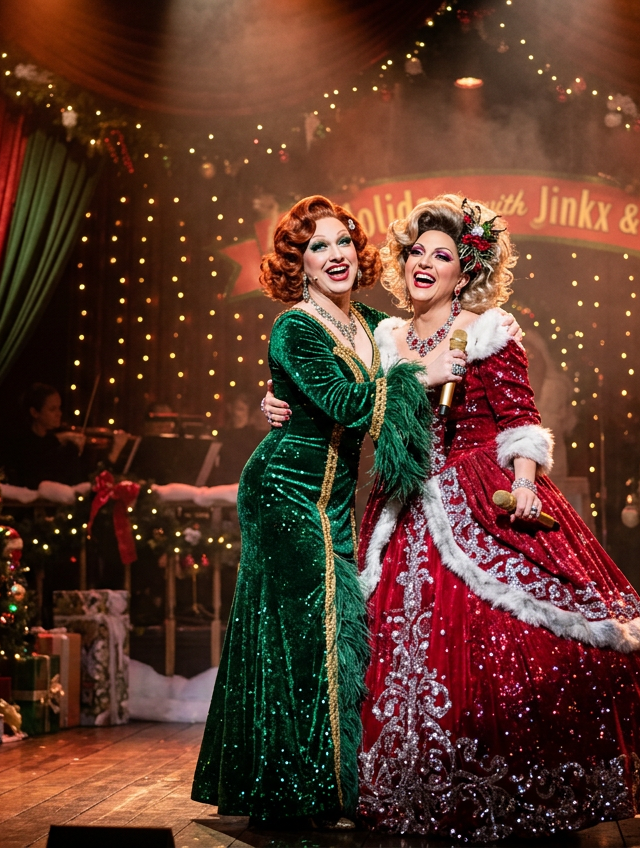 Jinkx and DeLa Holiday Show: show