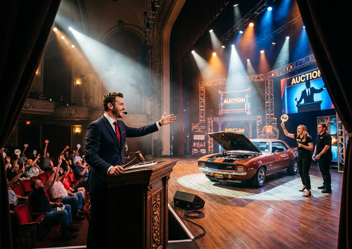Mecum Auto Auction at Nashville Superspeedway on Sep 23, 2026