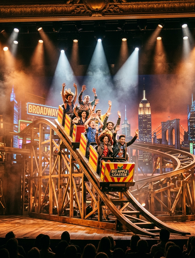 The Big Apple Coaster at NYNY: show