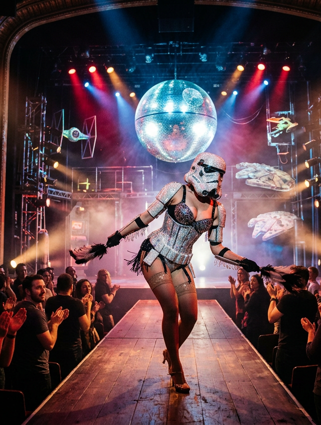 The Empire Strips Back - A Burlesque Parody: show