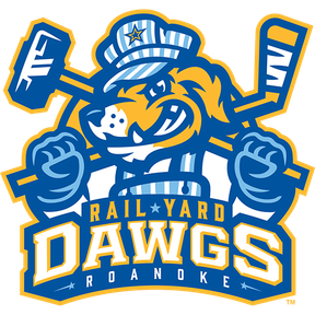 Roanoke Rail Yard Dawgs logo