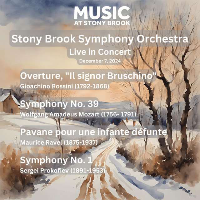 Stony Brook Symphony Orchestra at Staller Center - Stony Brook University on Nov 7, 2026