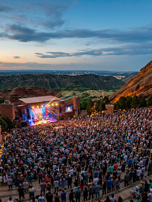 Red Rocks Amphitheatre in Morrison, CO: venue logo